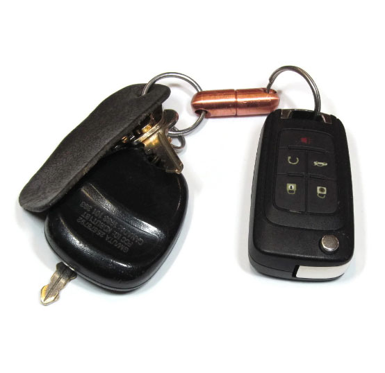 Key Chain and Ring Magnetic Separator - Copper Quick Link Set
